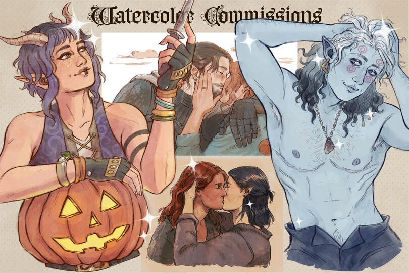 Portrait (+ additional character)