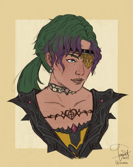 Portrait (+ flat color)