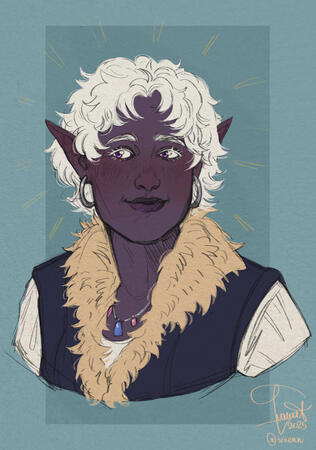 Portrait (+ flat color)